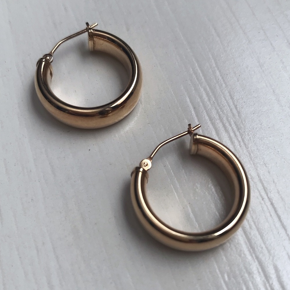 14k Gold Hoop Earrings